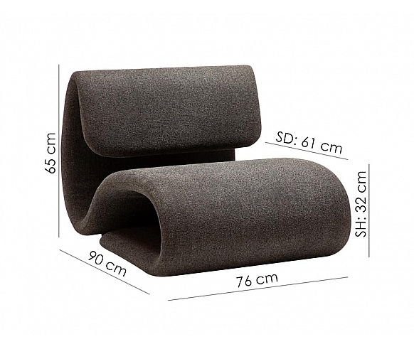 Dubna lounge chair
